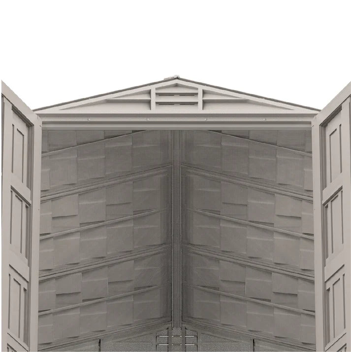 YardMate PLUS 5x8ft Resin Garden Storage Shed - Cosmoplast Qatar