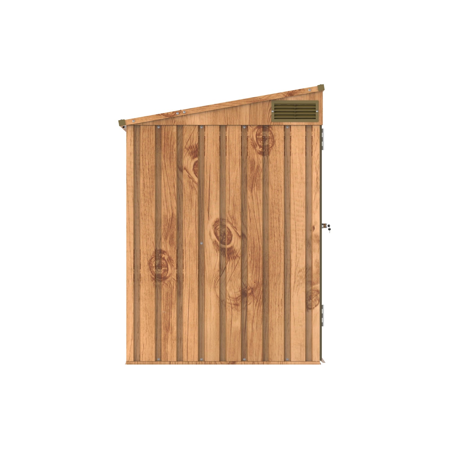 1420L Small Storage Steel Shed with Flat Lid