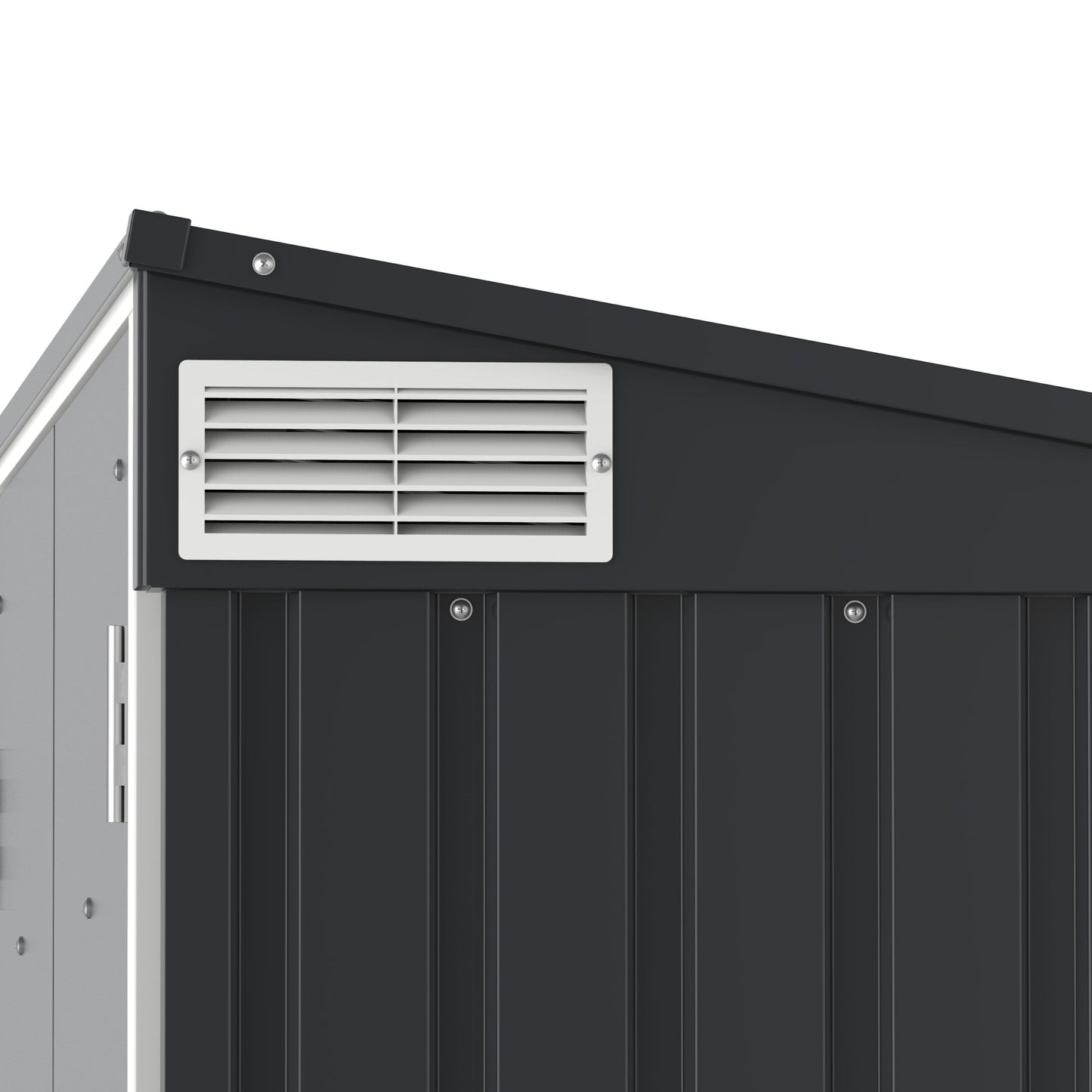 1420L Small Storage Steel Shed with Flat Lid
