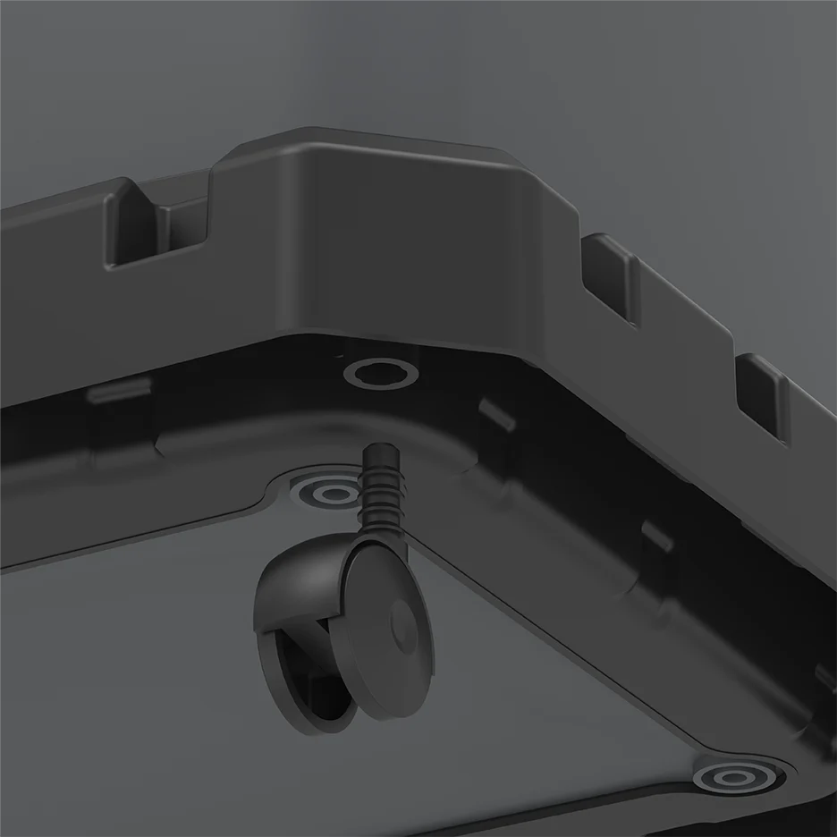Modular Recycle Bins with Swing Lids