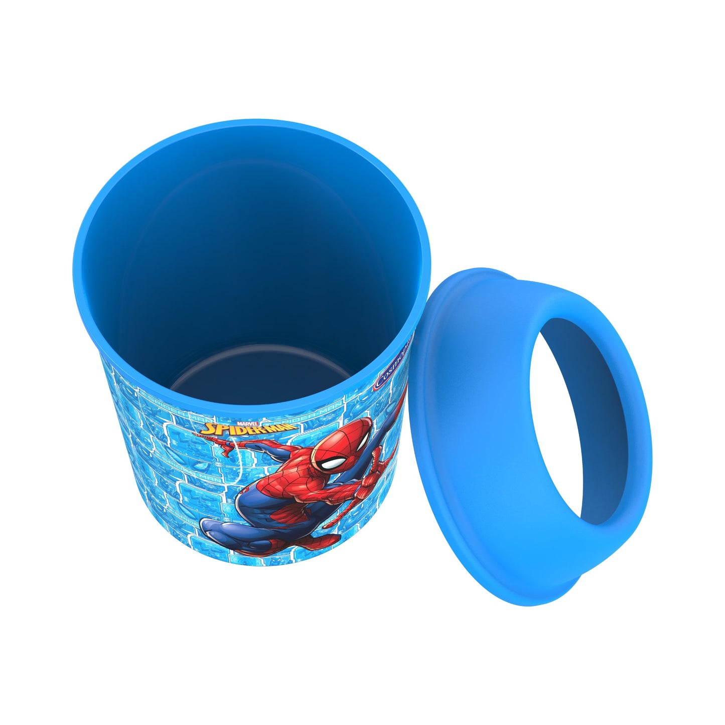 Cosmoplast Marvel Spider Man Plastic Round Dust Bin 10 Liters
