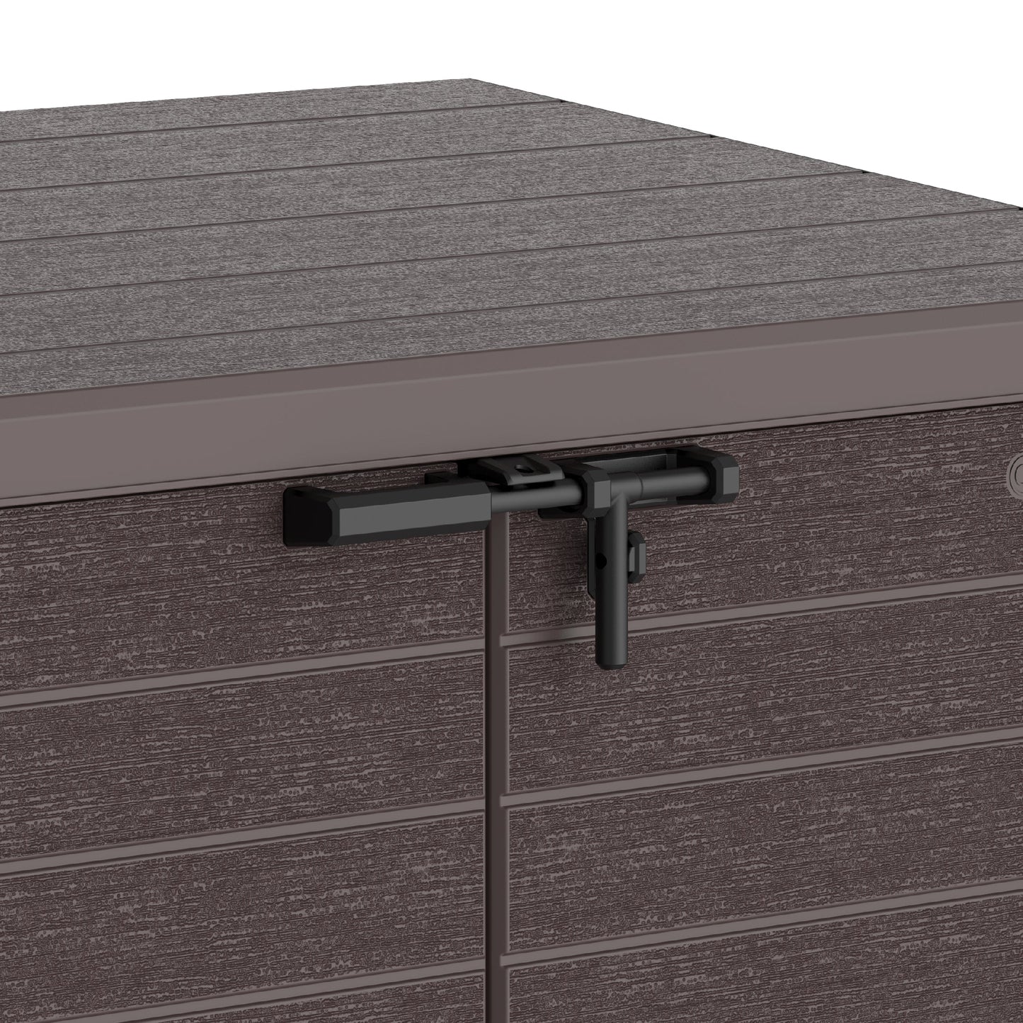 1200L Small Storage Shed with Flat Lid Waste Bin Storage