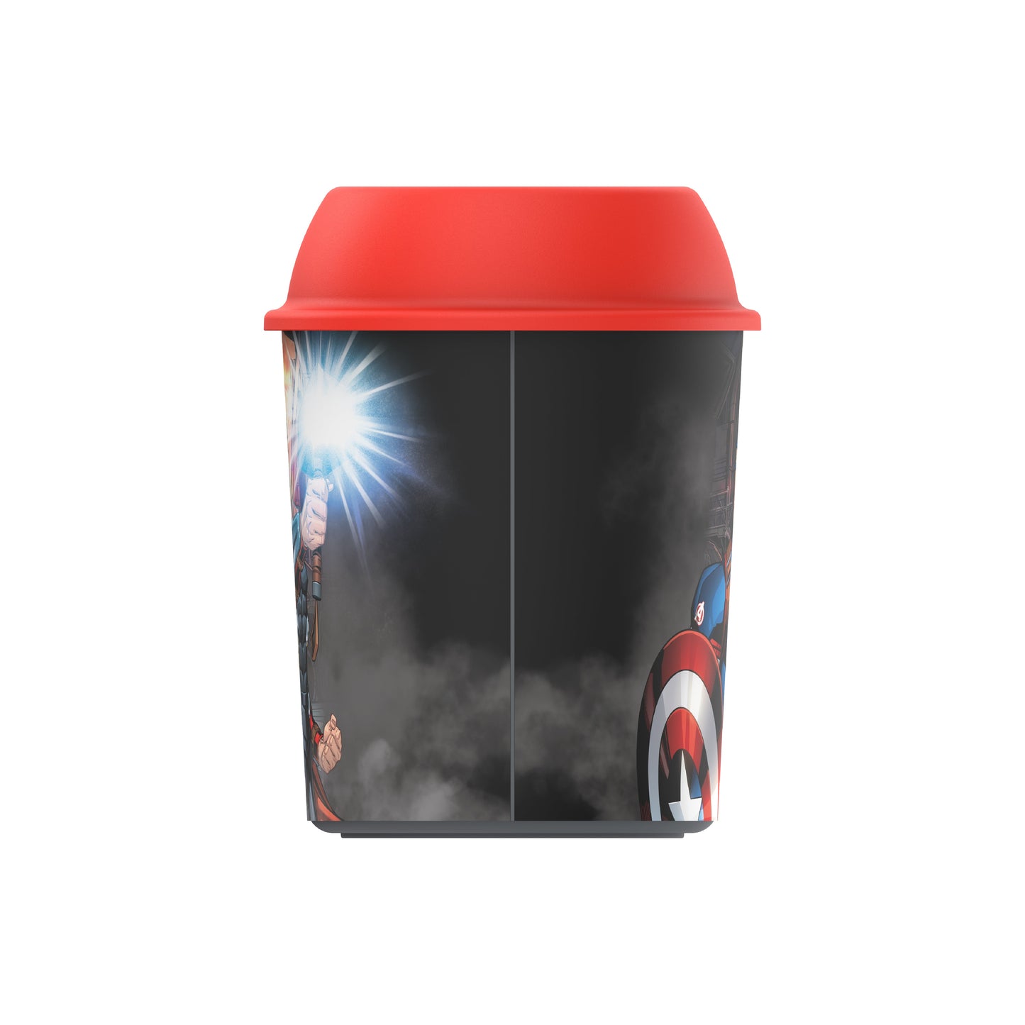 Cosmoplast Marvel Avengers Plastic Round Dust Bin 10 Liters