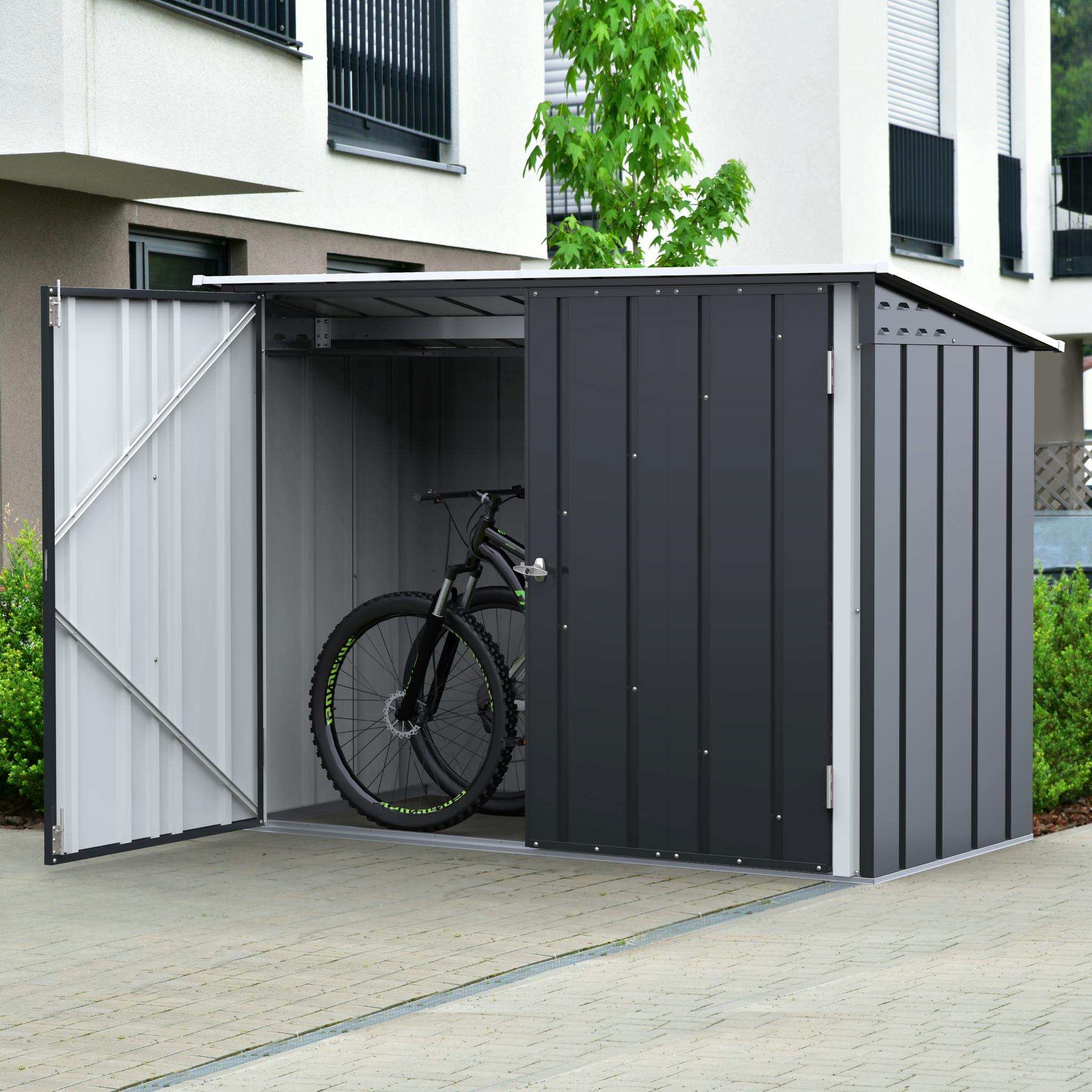 Bike Storage Steel Shed - Cosmoplast UAE
