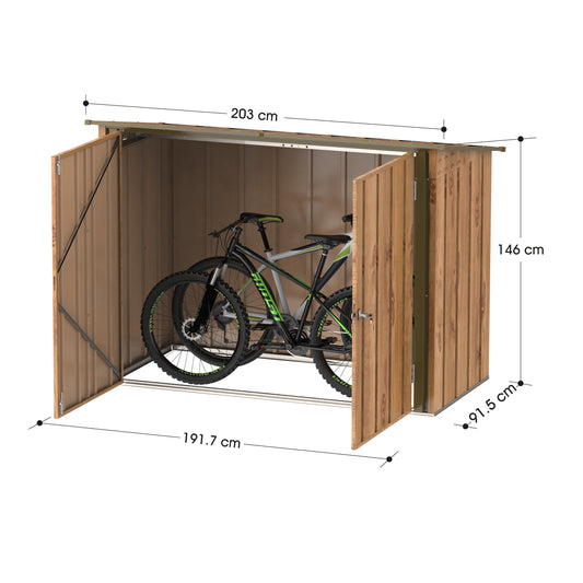 Bike Storage Steel Shed - Cosmoplast UAE