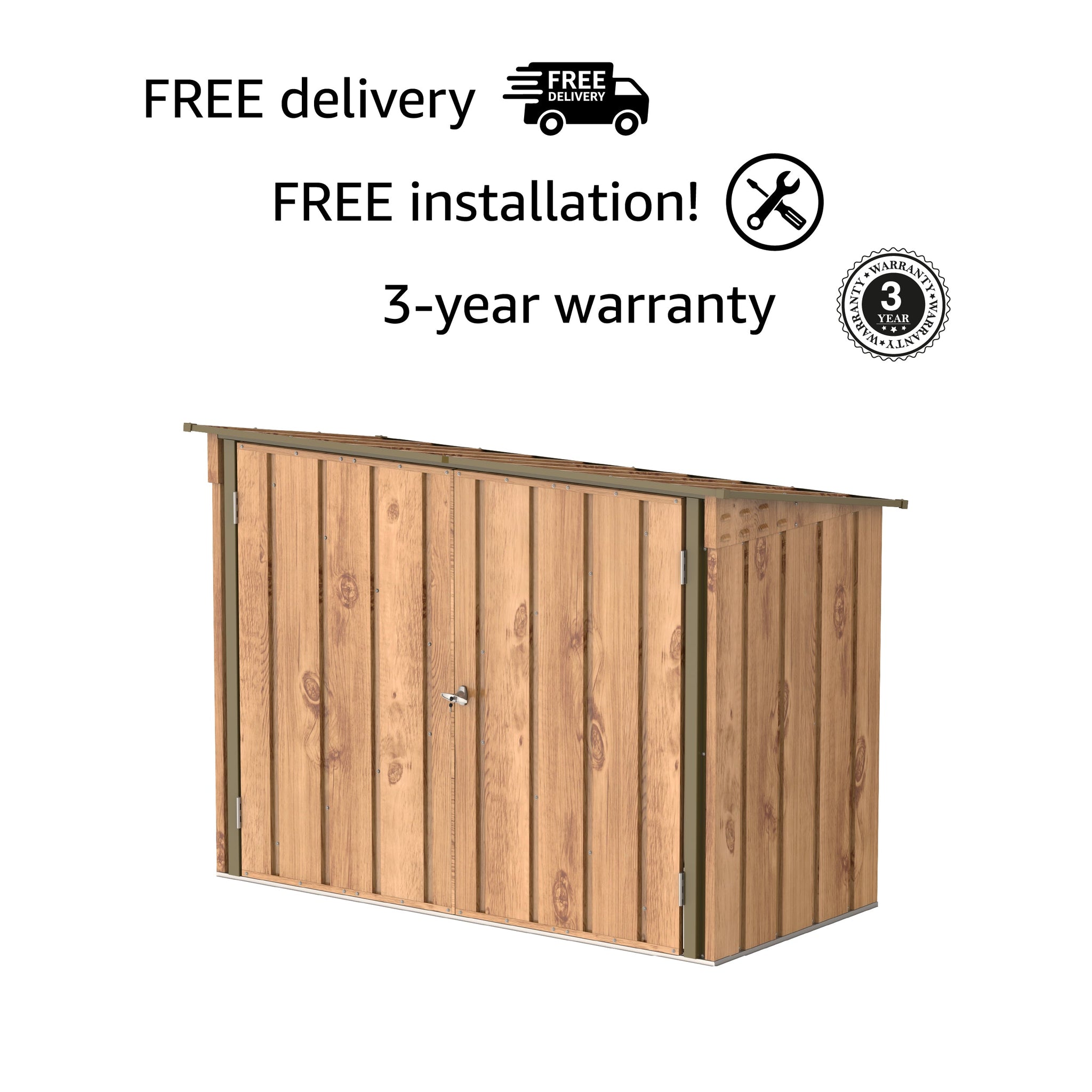 Bike Storage Steel Shed - Cosmoplast UAE