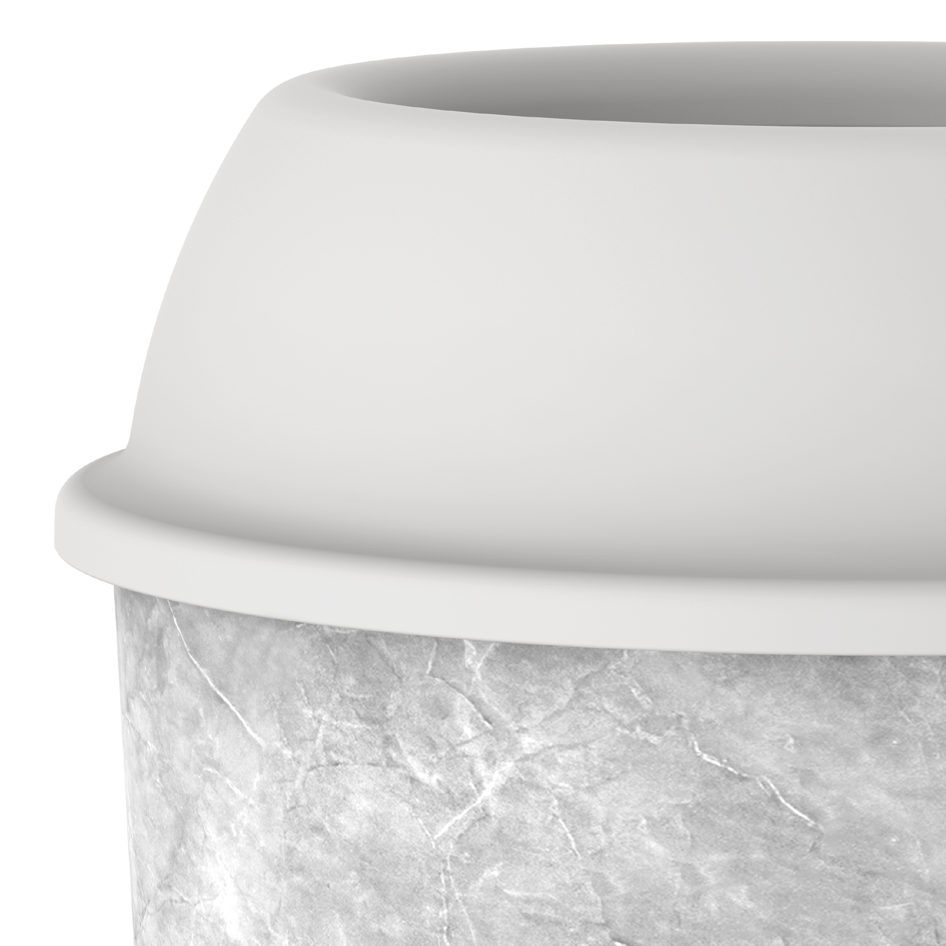 Ceramic 10L Round Dust Bin