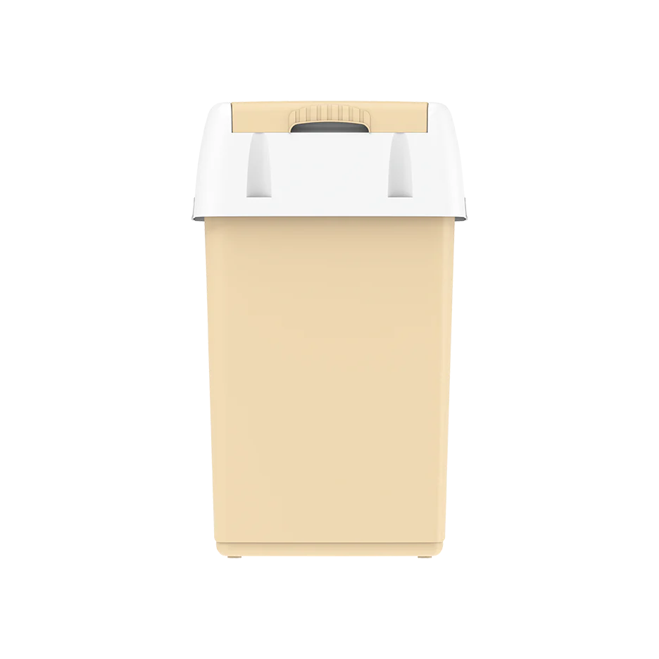 46L Flip-top Waste Bin with Swing Lid