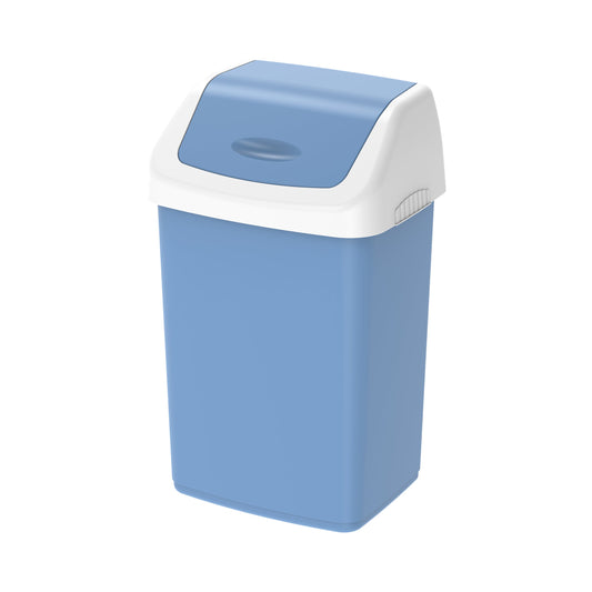 20L Flip-top Waste Bin with Swing Lid