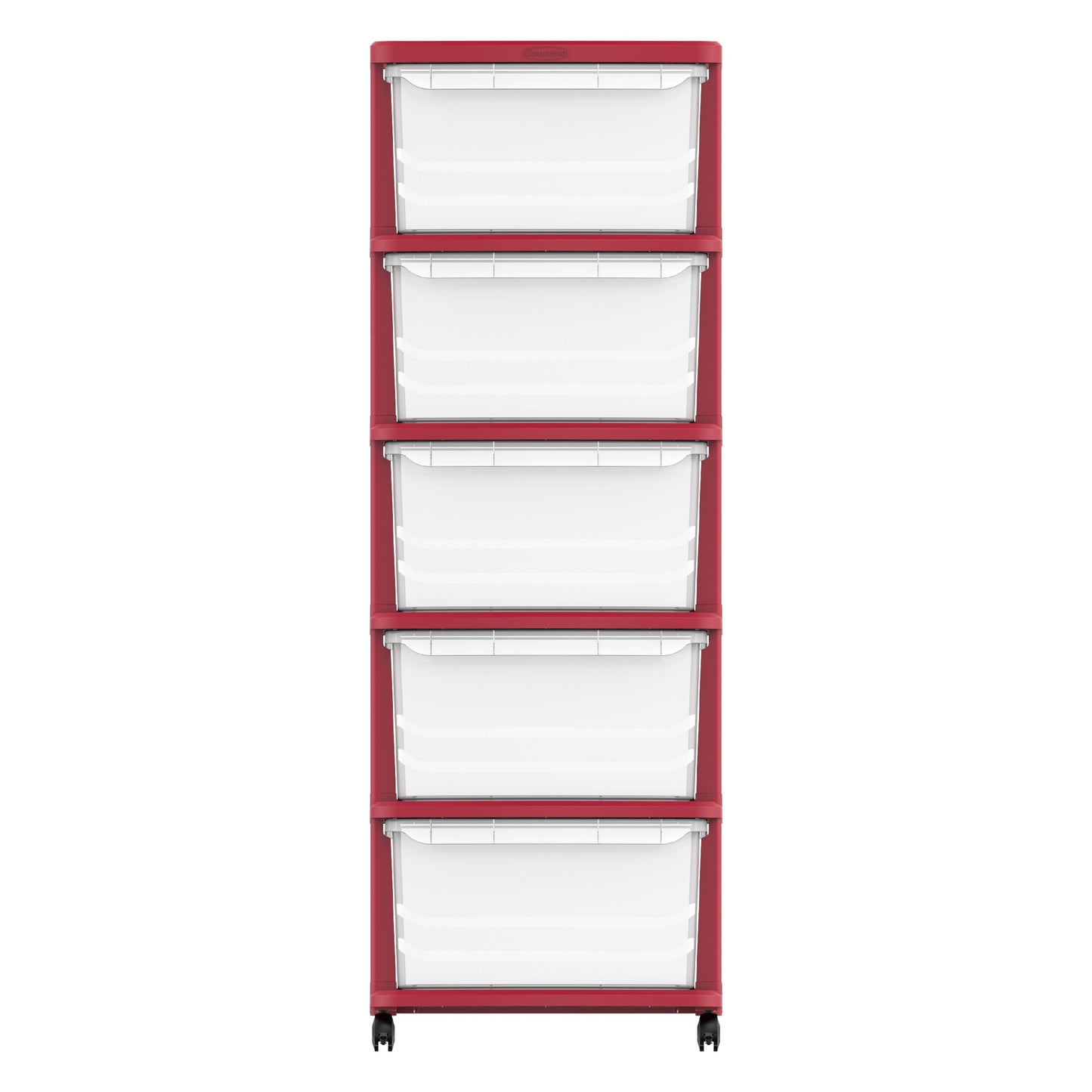 5 Tiers Multipurpose Storage Cabinet with Wheels