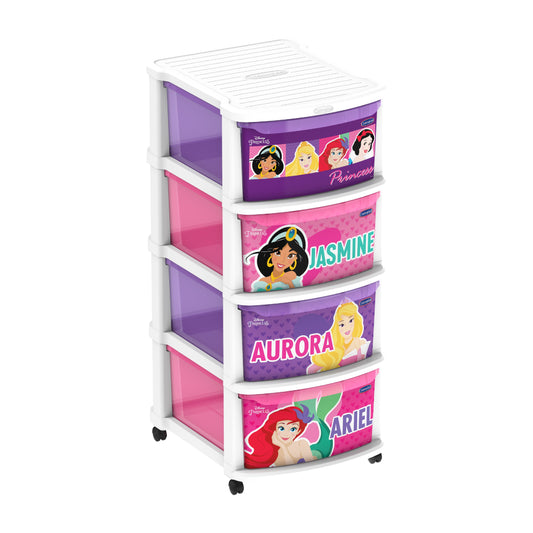 Cosmoplast Disney Princess Multipurpose Storage Cabinet 4