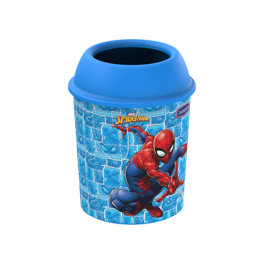 Cosmoplast Marvel Spider Man Plastic Round Dust Bin 10 Liters