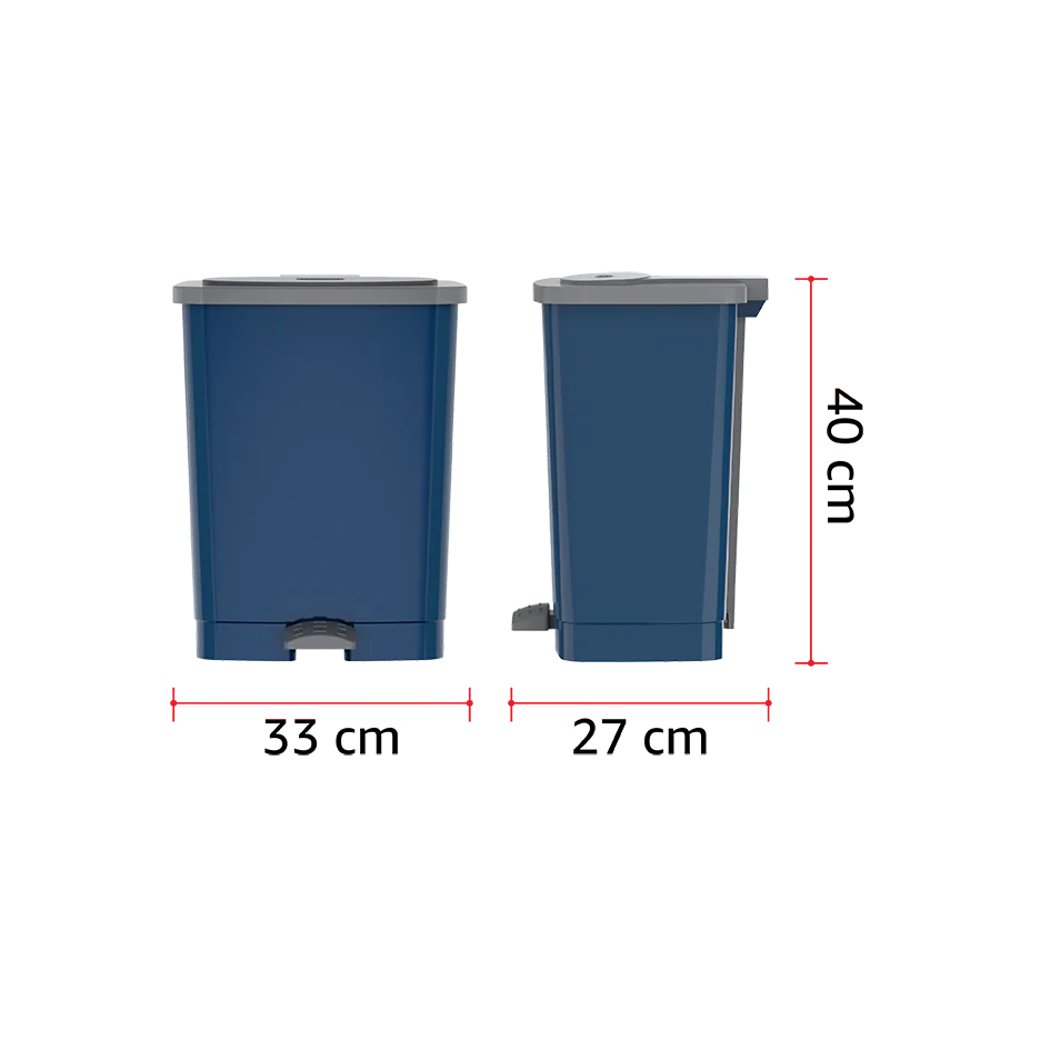 17L Step-on Waste Bin with Pedal