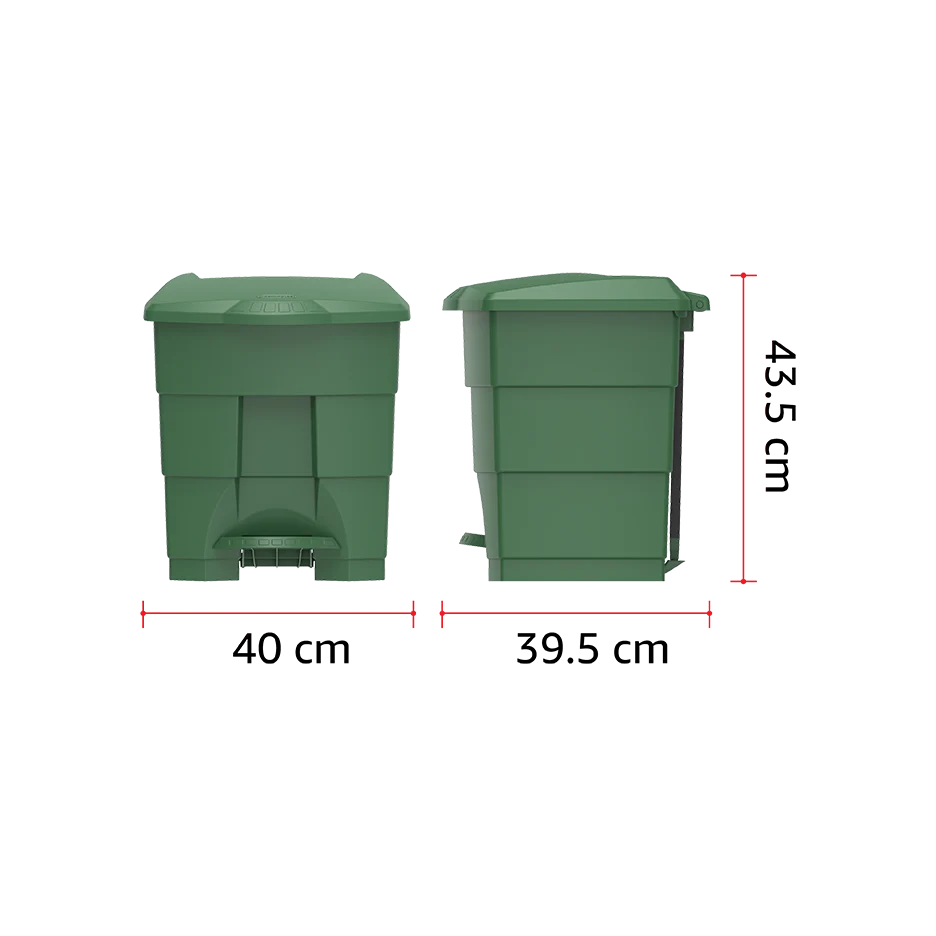 30L Step-on Waste Bin with Pedal