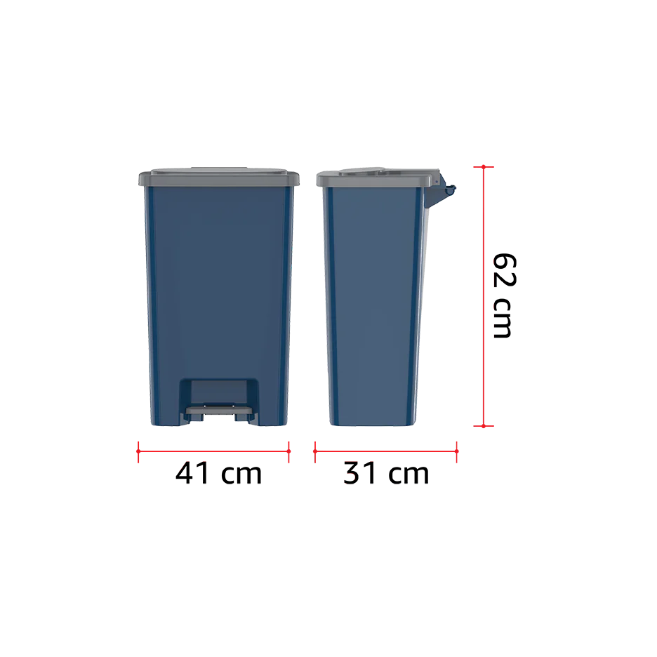 44L Step-on Waste Bin with Pedal