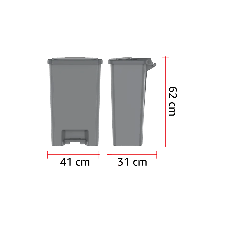 44L Step-on Waste Bin with Pedal