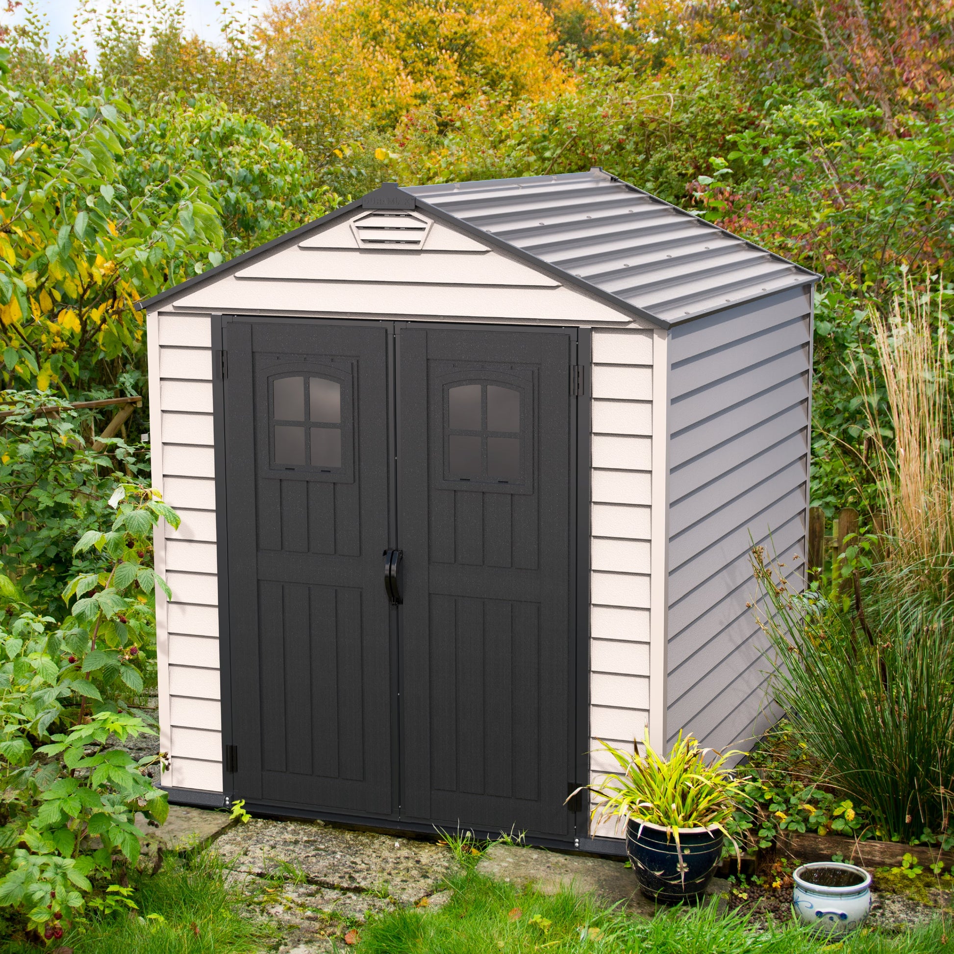 StoreMax PLUS 7x7ft Garden Storage Shed - Cosmoplast Qatar