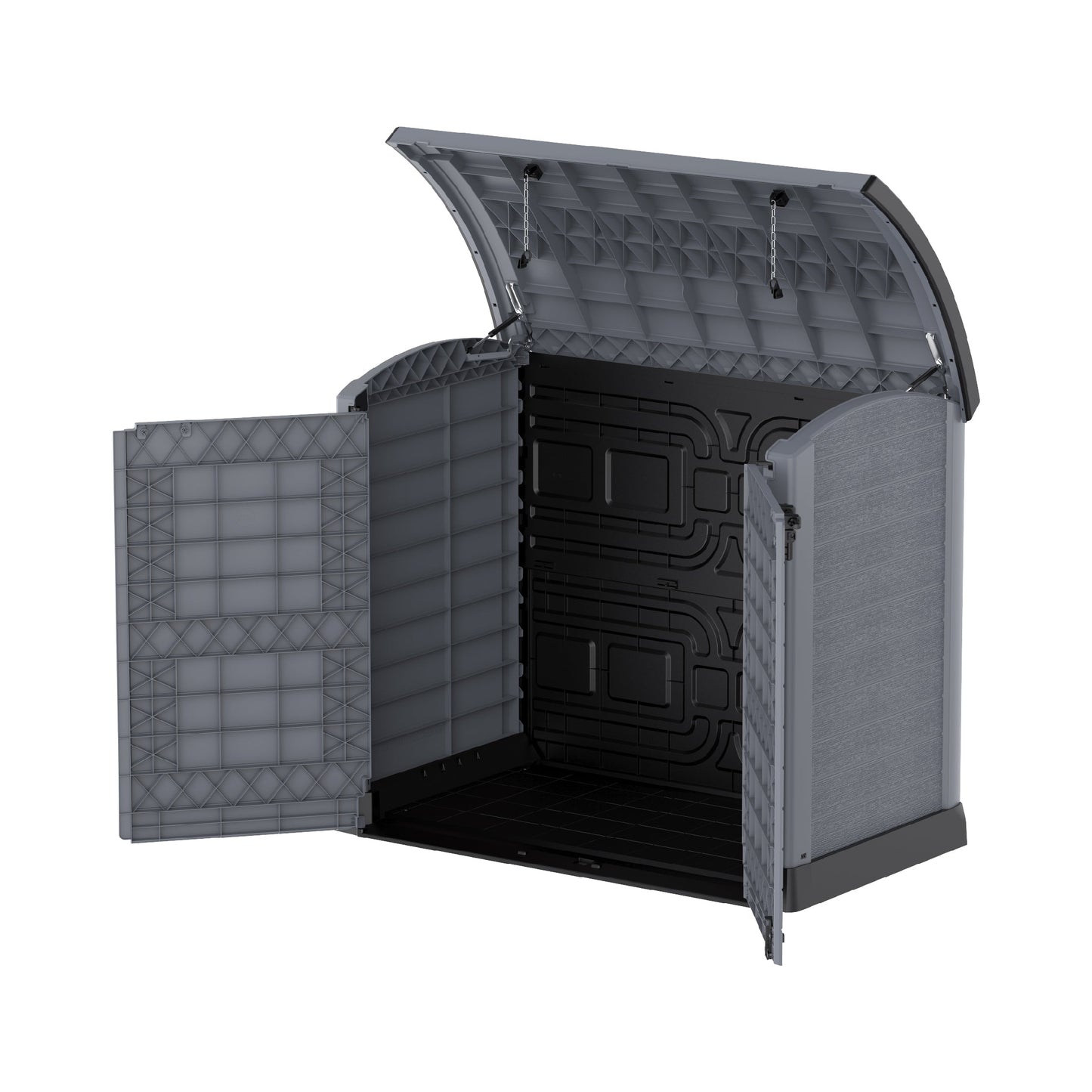 waste bin 1200L Small Storage Shed with Arc Lid- Cosmoplast