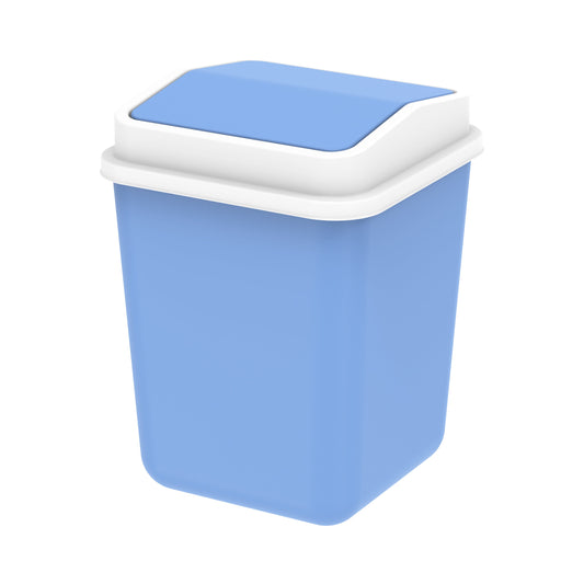 15L Swivel Waste Bin with Swing Lid