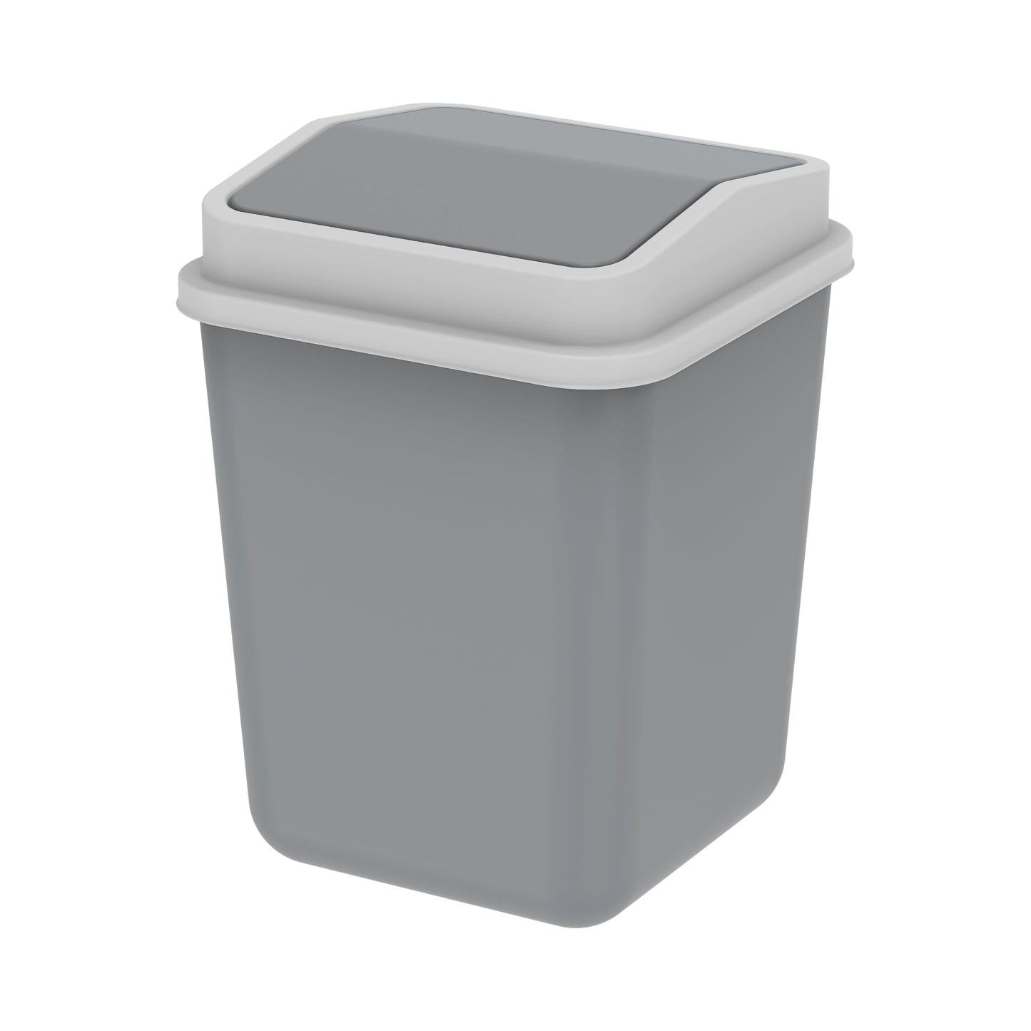 15L Swivel Waste Bin with Swing Lid