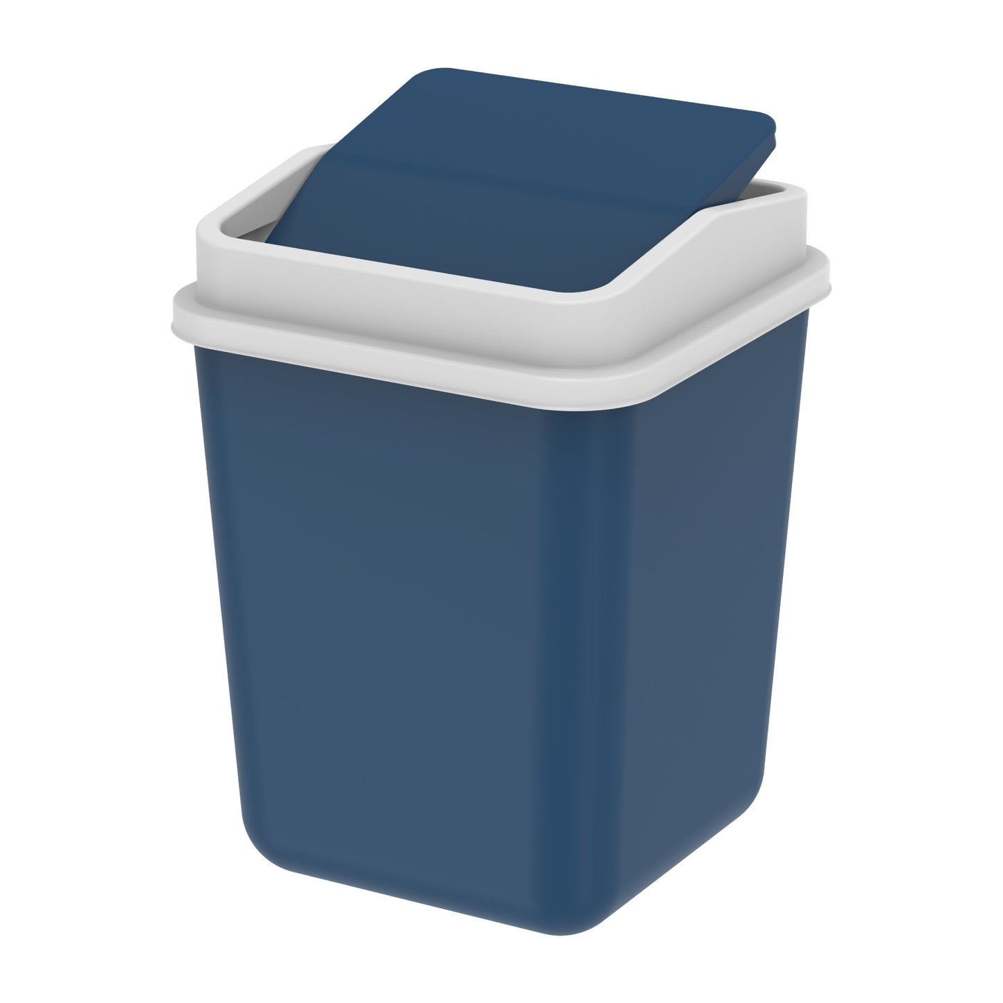 15L Swivel Waste Bin with Swing Lid